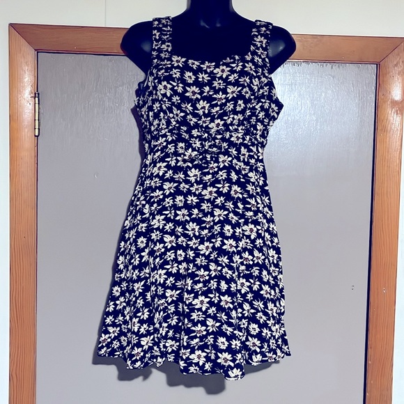Y2K 90s Rampage daisy print sleeveless mini dress - Picture 1 of 7